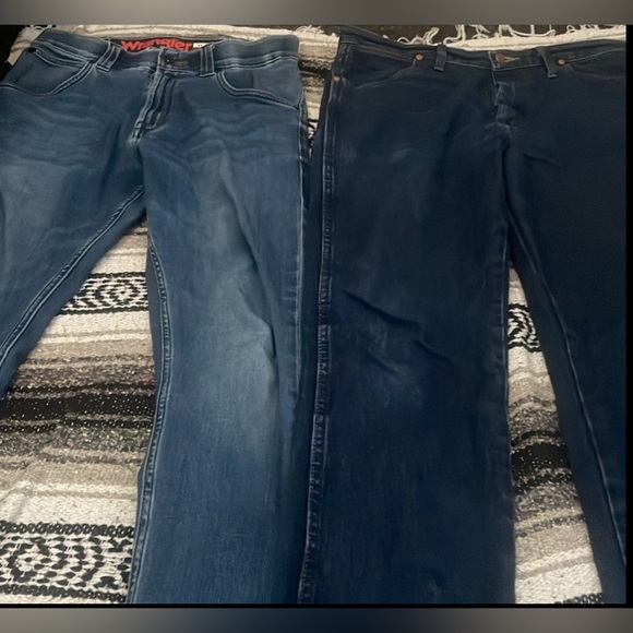 PreOwned Wrangler Cowboy Jeans Good Condition Size 32x 32 Ultra Flex 30X32 . - Picture 2 of 16